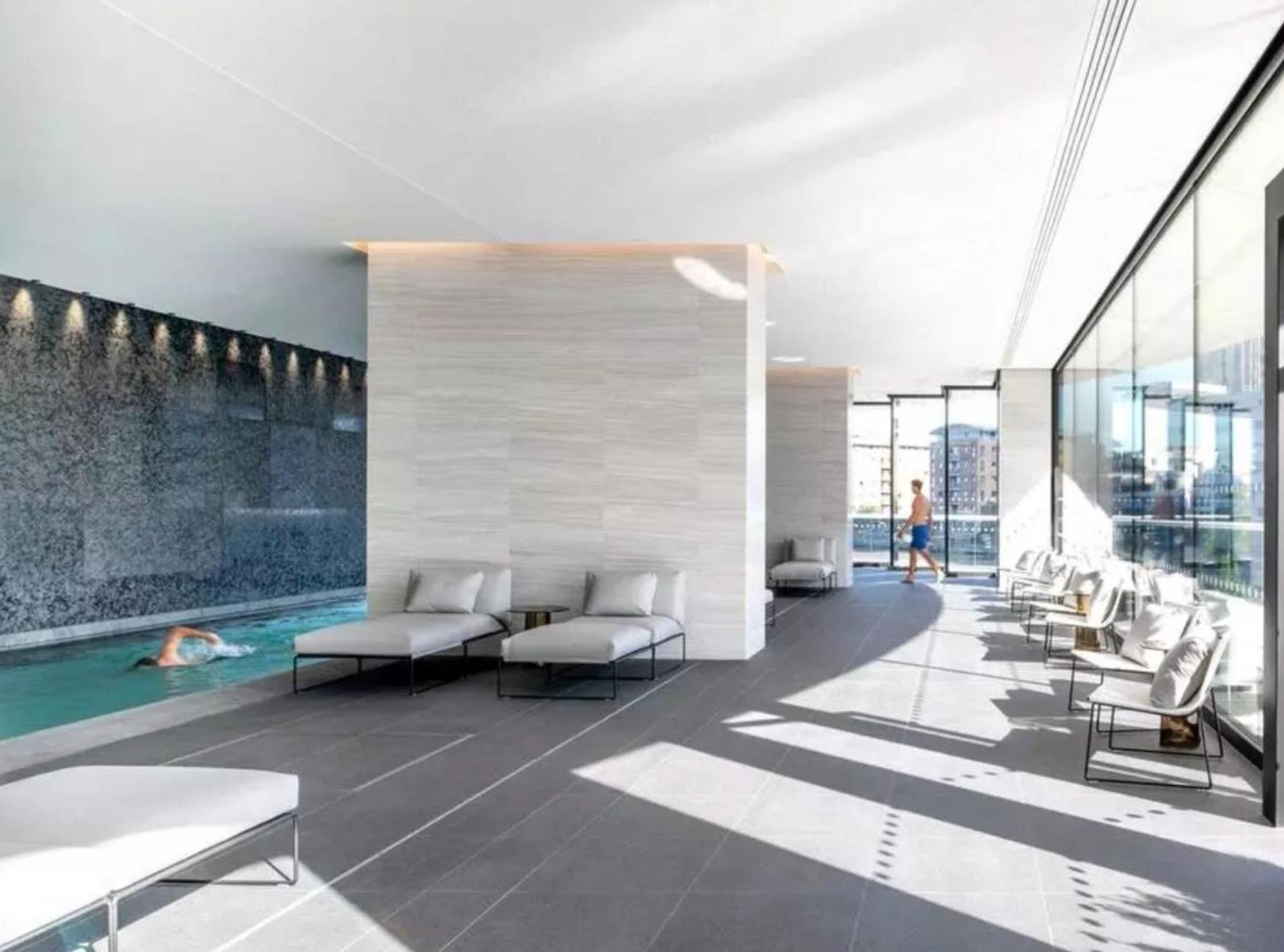 Two Bedrooms Penthouse One Park Drive, Canary Wharf Лондон Экстерьер фото