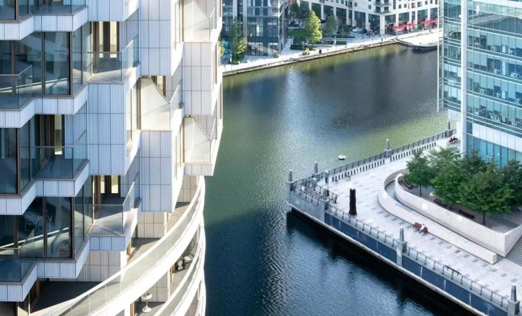Two Bedrooms Penthouse One Park Drive, Canary Wharf Лондон Экстерьер фото